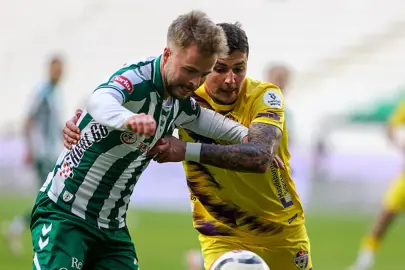 Konyaspor puanı 90+5’te kurtardı