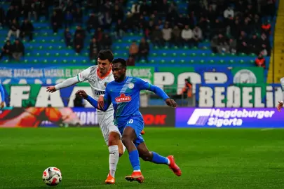 Rizespor – Alanyaspor maçında kazanan yok! 2 kırmızı çıktı