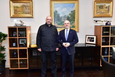 Akif Çağatay Kılıç, Ukrayna Ulusal Güvenlik Sekreteri Umerov ile görüştü