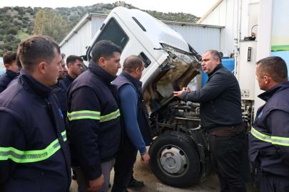 Bodrum'da temizlik işleri personeline araç ve ekipman kullanma eğitimi