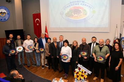 Coğrafi işaret alan Bodrum Çökertme Kebabı için sertifika töreni düzenlendi