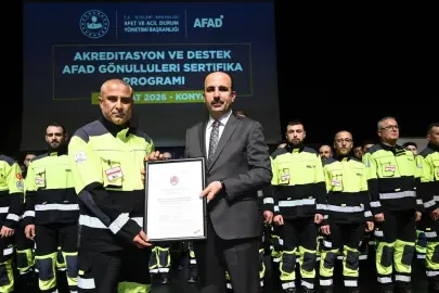 Konya Büyükşehir Belediyesi AFAD'tan akreditasyon alan ilk yerel yönetim oldu