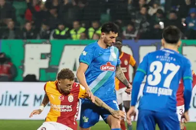 Rizespor'dan Galatasaray maçı sonrası hakem tepkisi