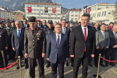 Atatürk'ün Eğirdir'e gelişi kutlandı