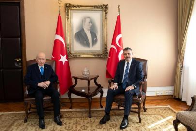 Bakan Çiftçi, MHP Genel Başkanı Bahçeli'yi ziyaret etti