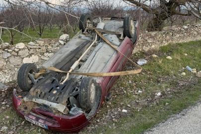 Eğirdir'de kaza: 1 yaralı