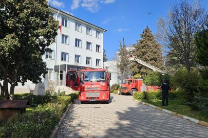 Kaymakamlıkta yangın tatbikatı