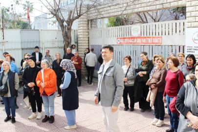 Kurs merkezinde deprem tatbikatı