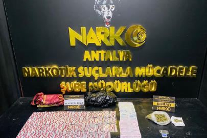 Antalya’da narkotik operasyonu: 22 tutuklu