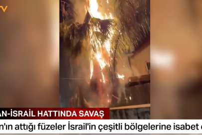 İran gece İsrail'i vurdu