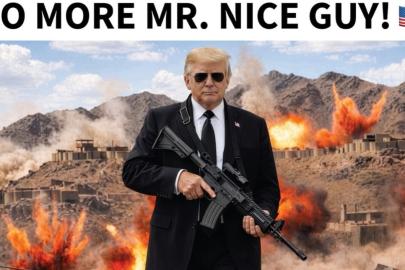 Trump'tan tüfekli İran paylaşımı