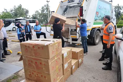 Antalya otogarında 1 ton yoğurt imha edildi