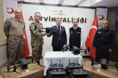 Artvin’de 4 termal drone göreve başladı