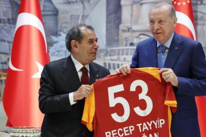 Cumhurbaşkanı Erdoğan, Süper Lig şampiyonu Galatasaray'ı kabul etti