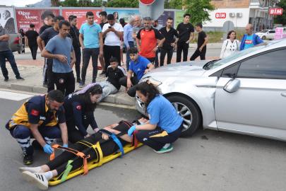 Gazipaşa'da kaza: 2 yaralı