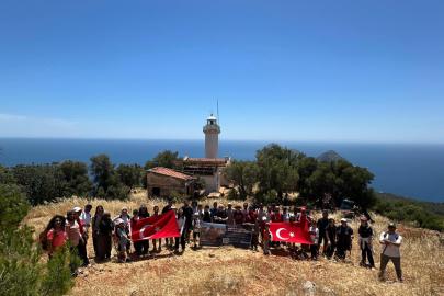 Gelidonya Feneri'nde SMA ve DMD hastası çocuklar için farkındalık yürüyüşü