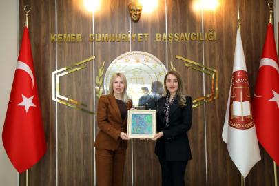 Rektör Özkan Kemer'de ziyaretler gerçekleştirdi