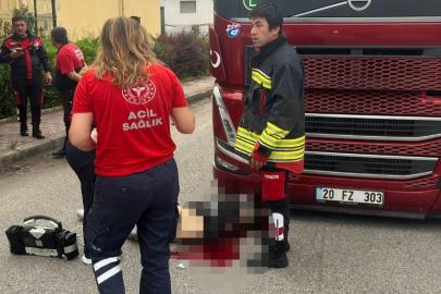 TIR'ın çarptığı motosiklet sürücüsü öldü