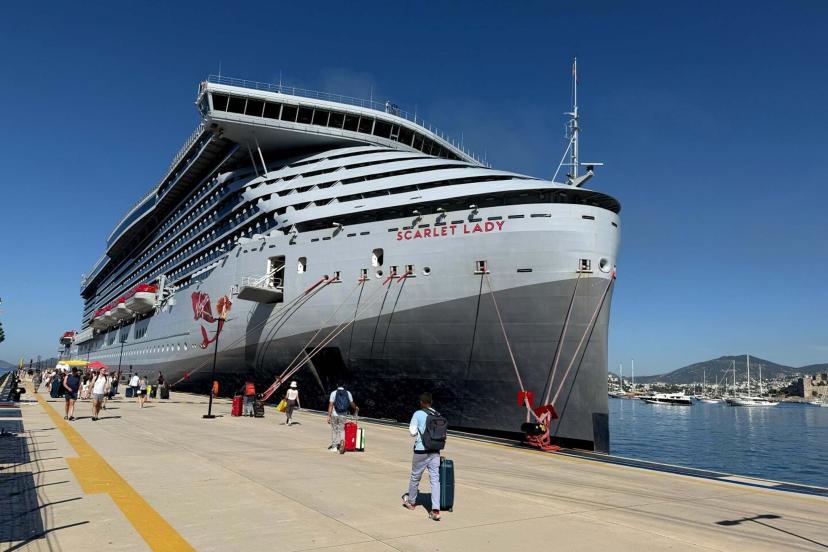 Bodrum’a kruvaziyerle 2 bin 502 turist geldi