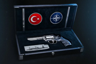 Cumhurbaşkanından NATO liderlerine anlamlı hediye. İşlemeli özel üretim toplu tabanca 
