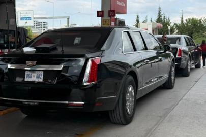 Trump’ın ''canavar'' aracı zirve için Ankara’da