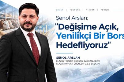 Şenol Arslan: "Değişime açık, yenilikçi bir borsa hedefliyoruz"